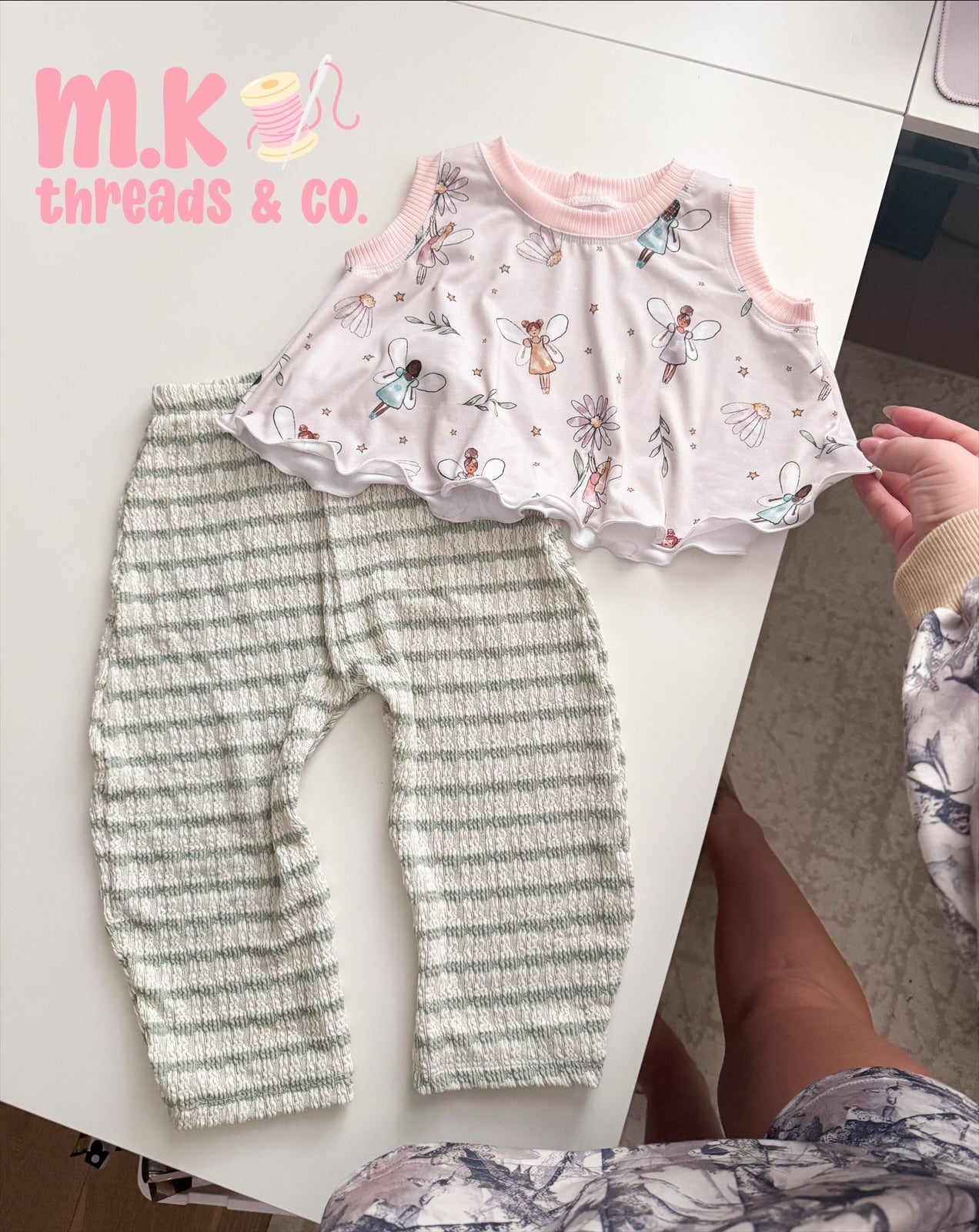 2T Crop Swing Tank & Barrel Pants