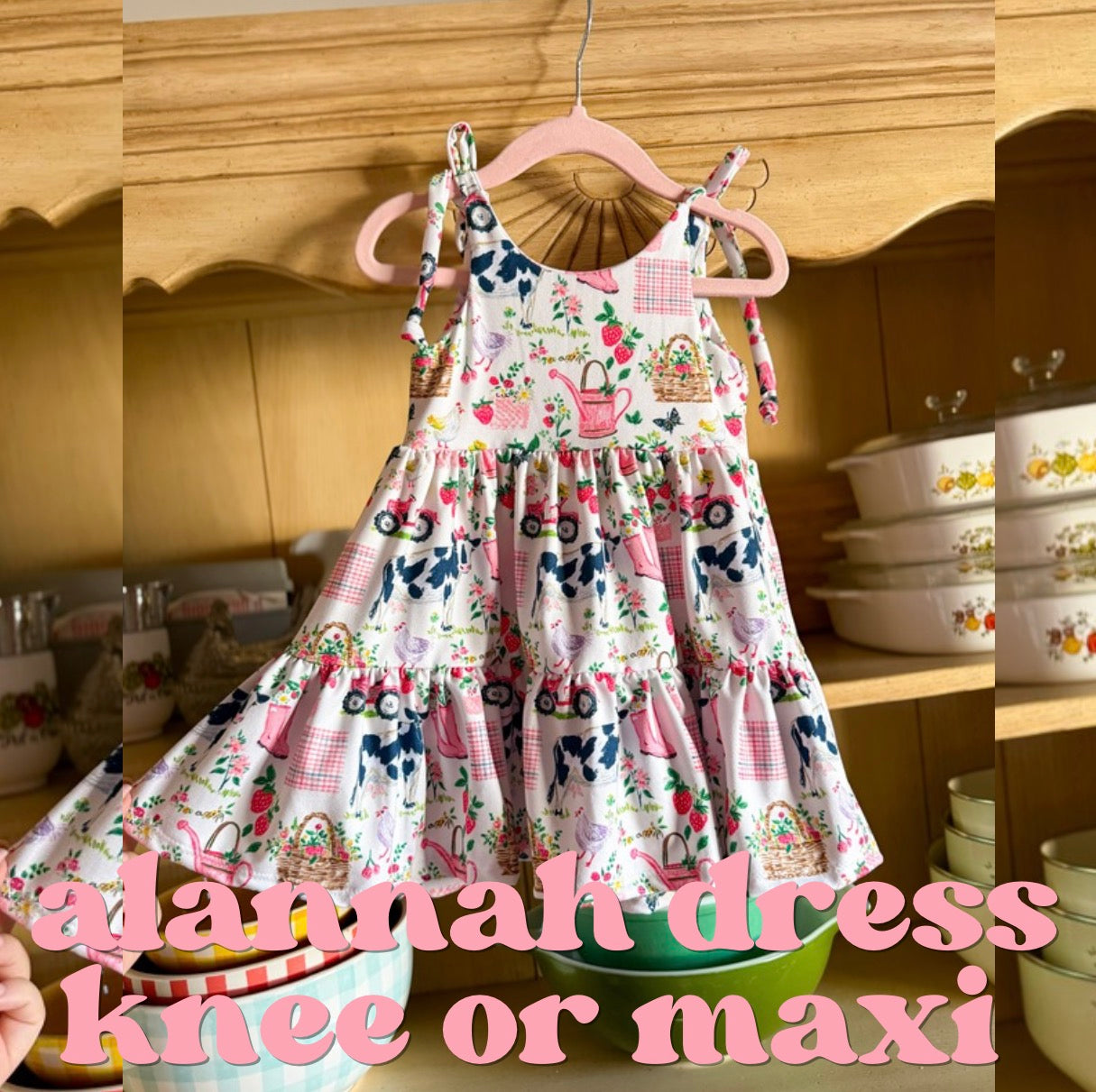 Alannah Tie-Strap Dress & Top