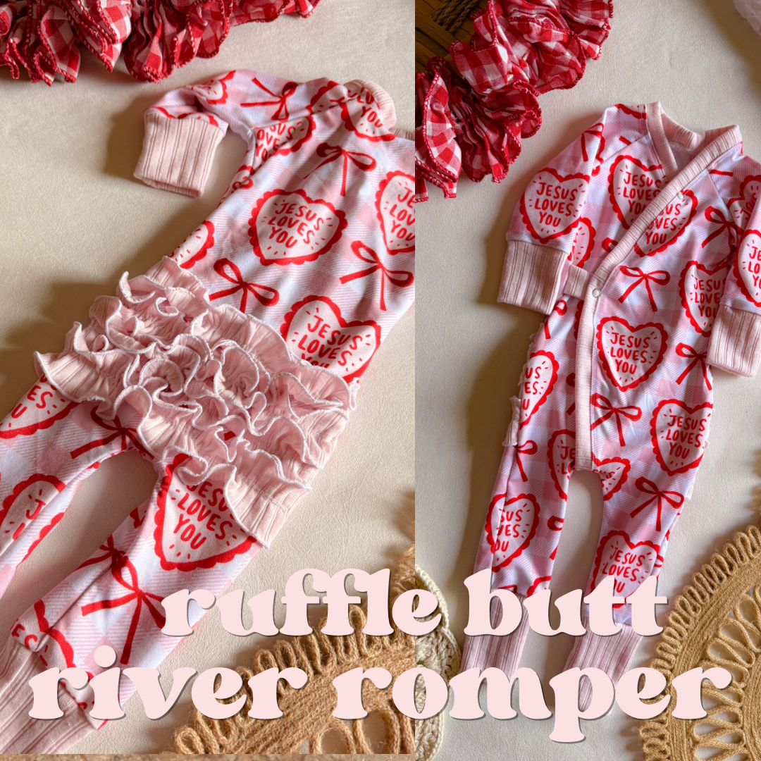 Ruffle Butt River Romper