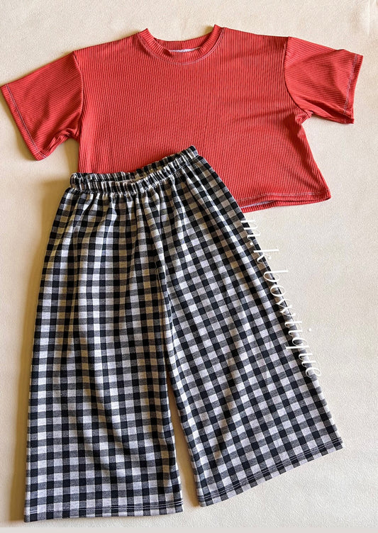 4T Modest Crop & Flow Pants