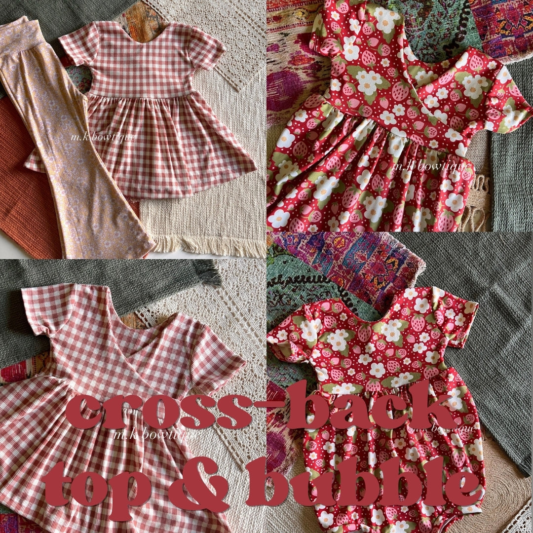 Cross-Back Top & Bubble