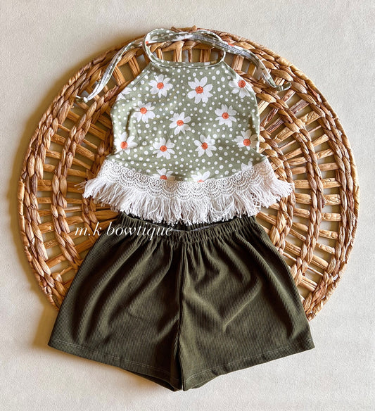 5T Noelle Halter & Shorts