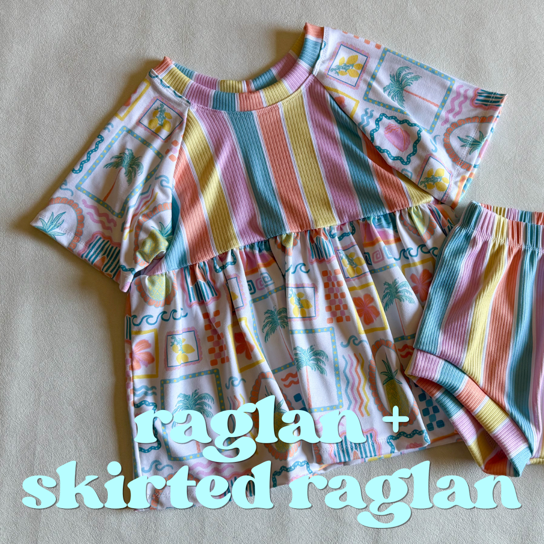 Raglan & Skirted Raglan Top
