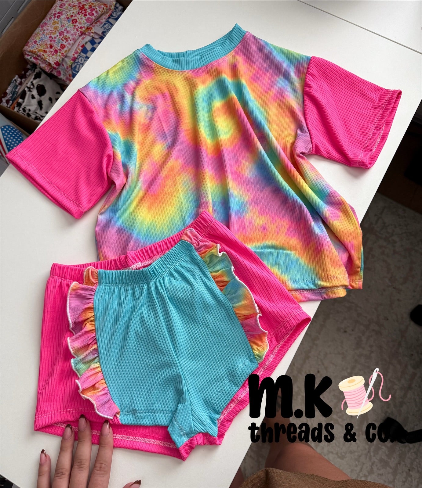 5T Comfy Tee & Ruffled Breezys