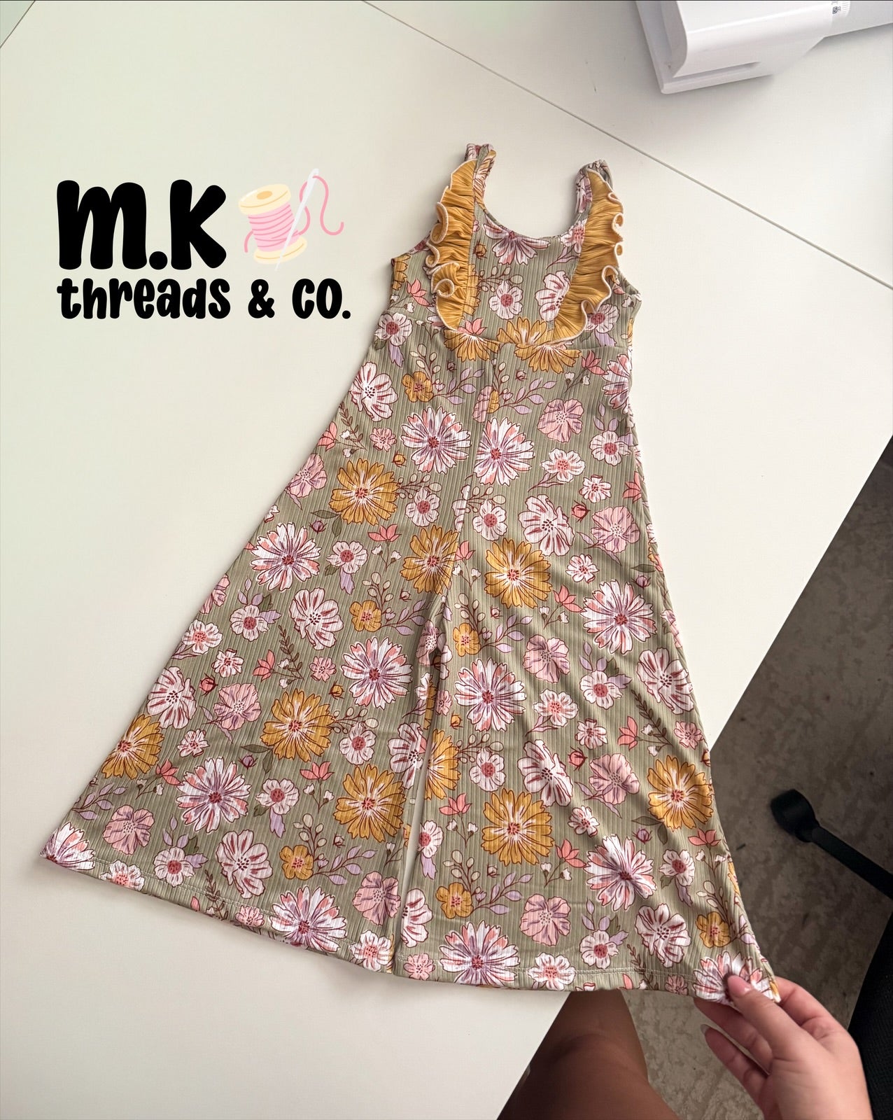18/24M Ruffled Petal Romper