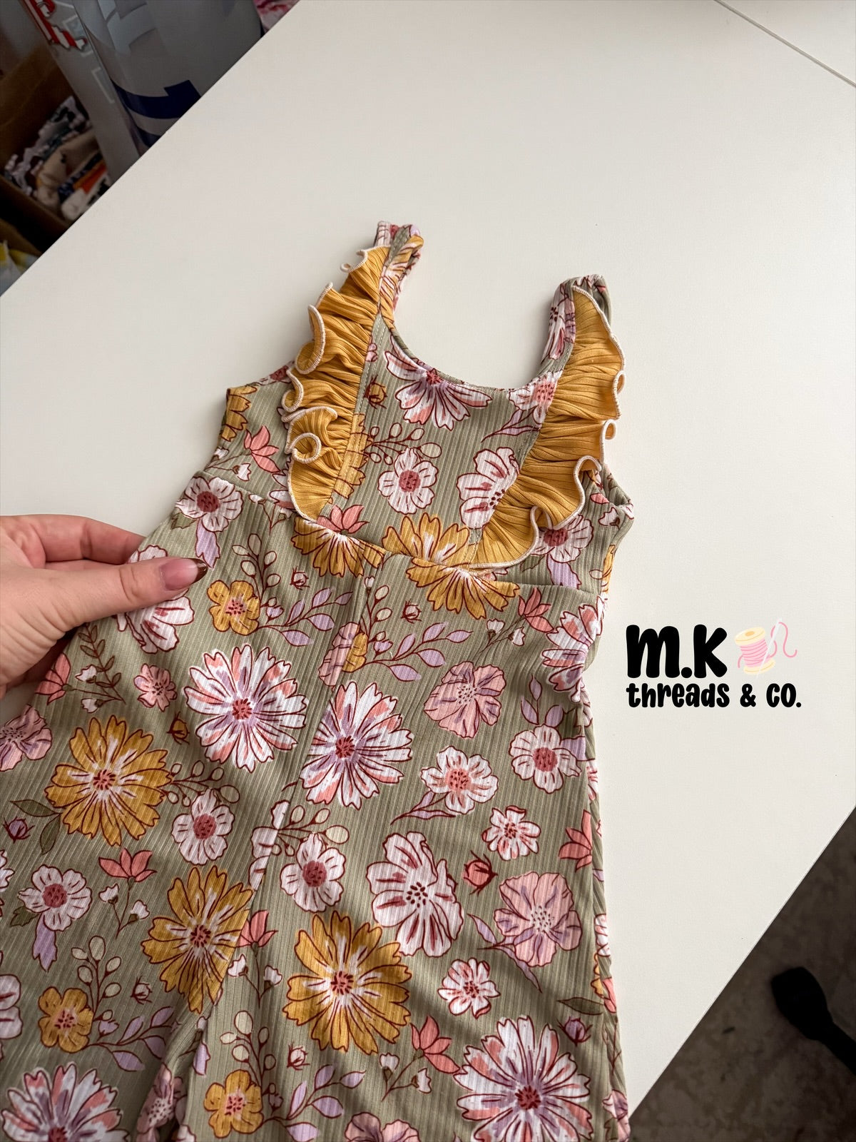 18/24M Ruffled Petal Romper